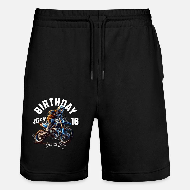 16e anniversaire de motocross - Short de jogging bio TRAINER Stanley/Stella unisexe - noir