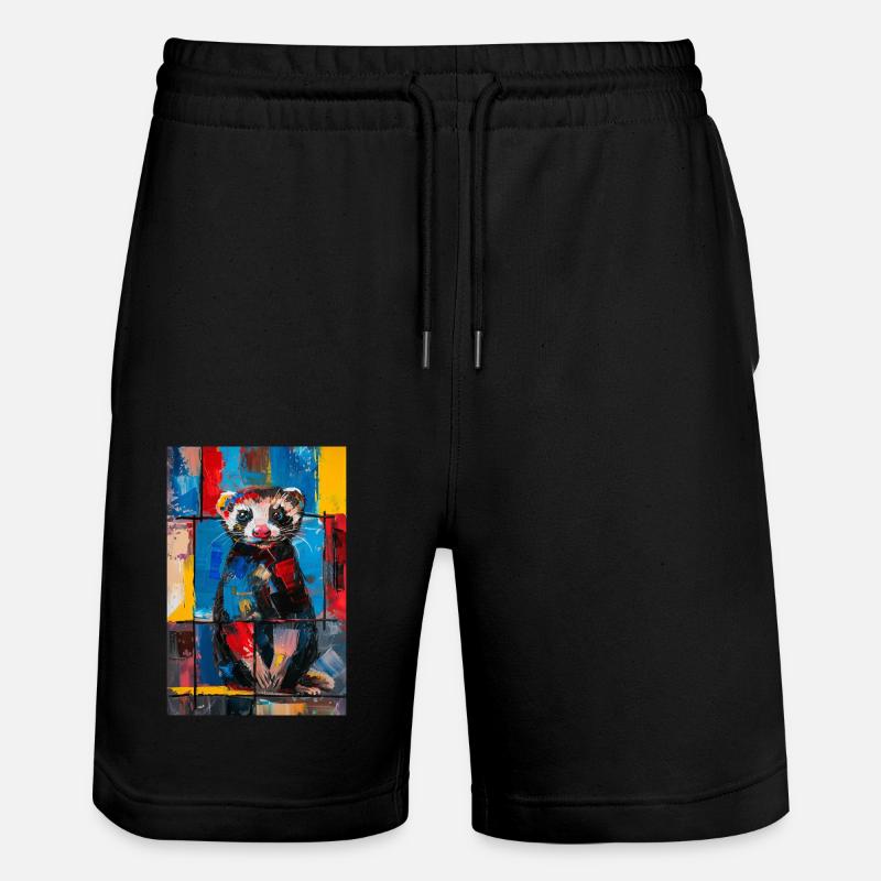 Furet - Short de jogging bio TRAINER Stanley/Stella unisexe - noir