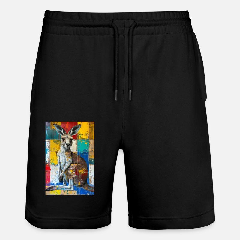 Kangourou - Short de jogging bio TRAINER Stanley/Stella unisexe - noir
