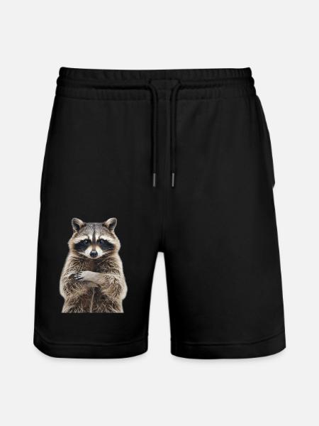 Raton laveur - Short de jogging bio TRAINER Stanley/Stella unisexe - noir