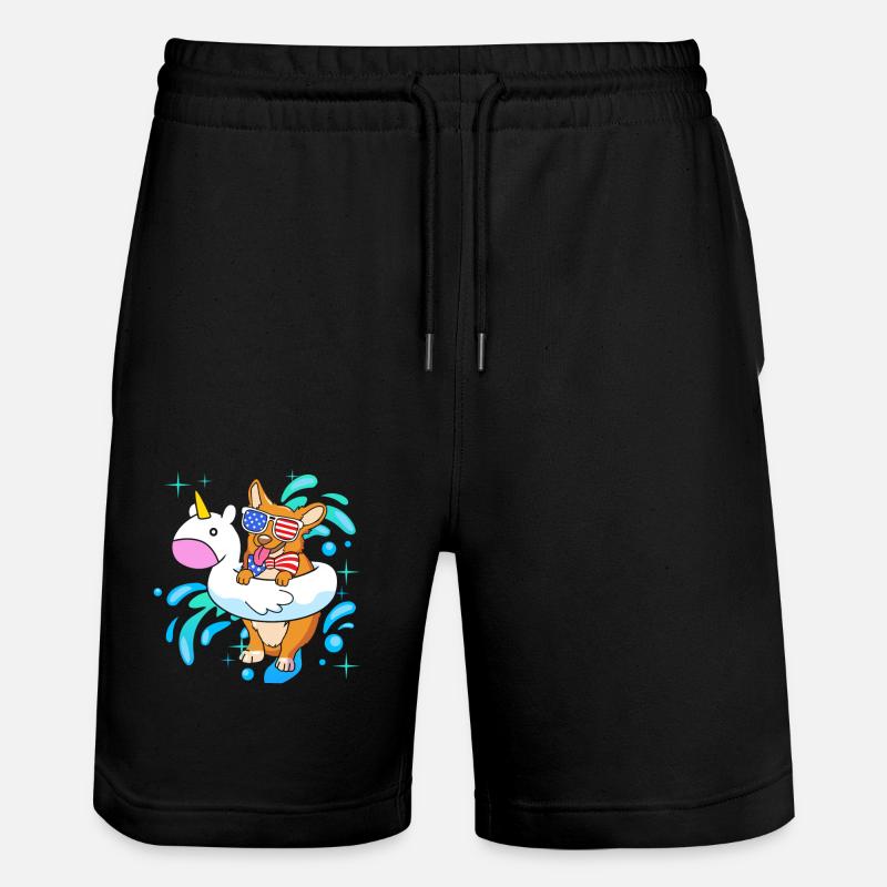 Pool Party - Stanley/Stella Unisex Bio Joggingshorts Trainer  - Schwarz