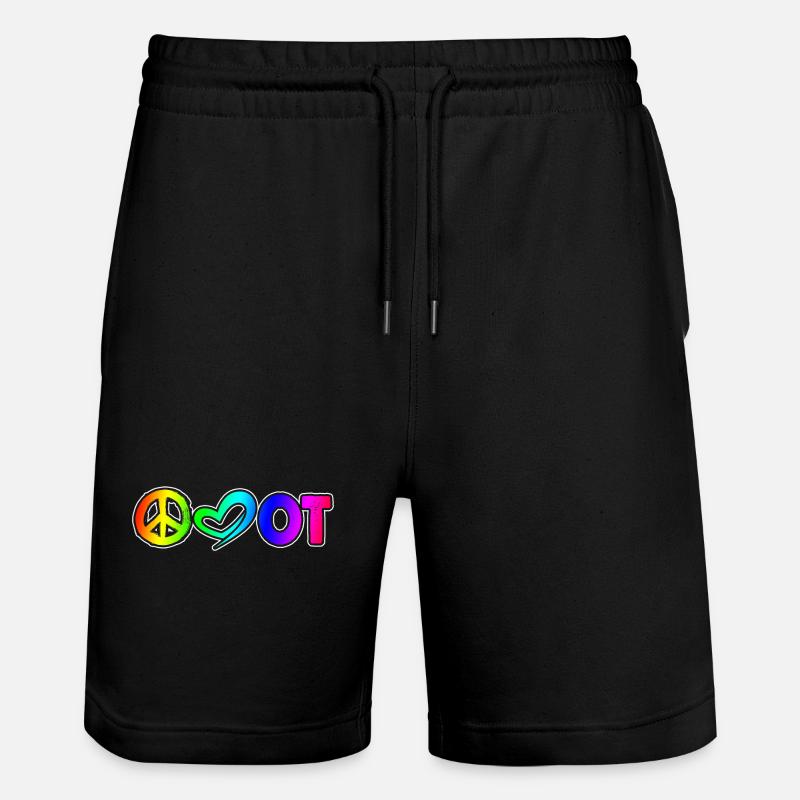 Occupational Therapy Peace - Stanley/Stella Trainer Unisex Organic Jogging Shorts - black