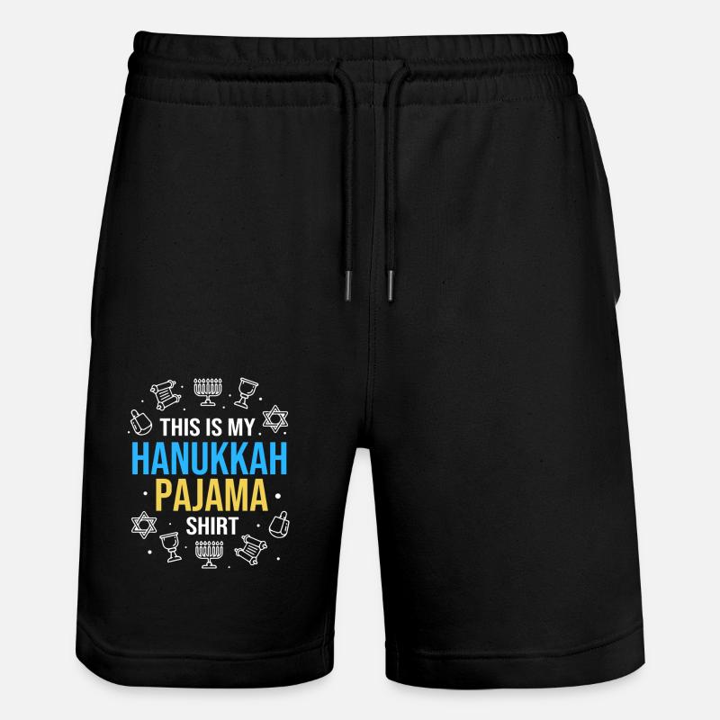 Hanoucca - Short de jogging bio TRAINER Stanley/Stella unisexe - noir