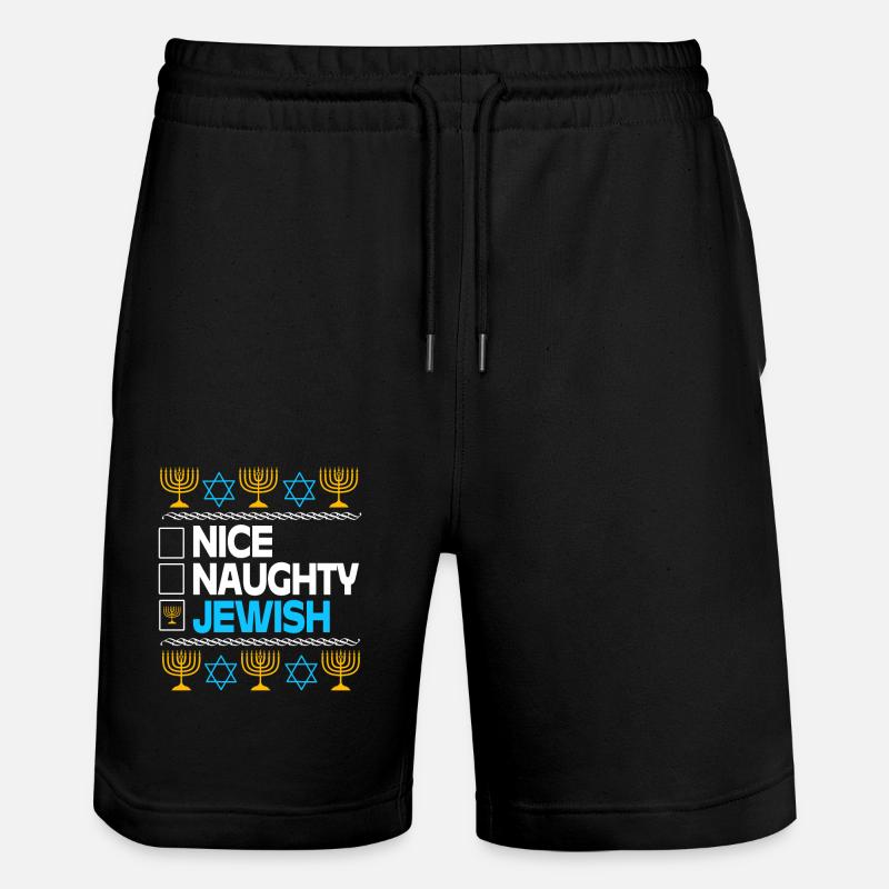 Hanoucca - Short de jogging bio TRAINER Stanley/Stella unisexe - noir