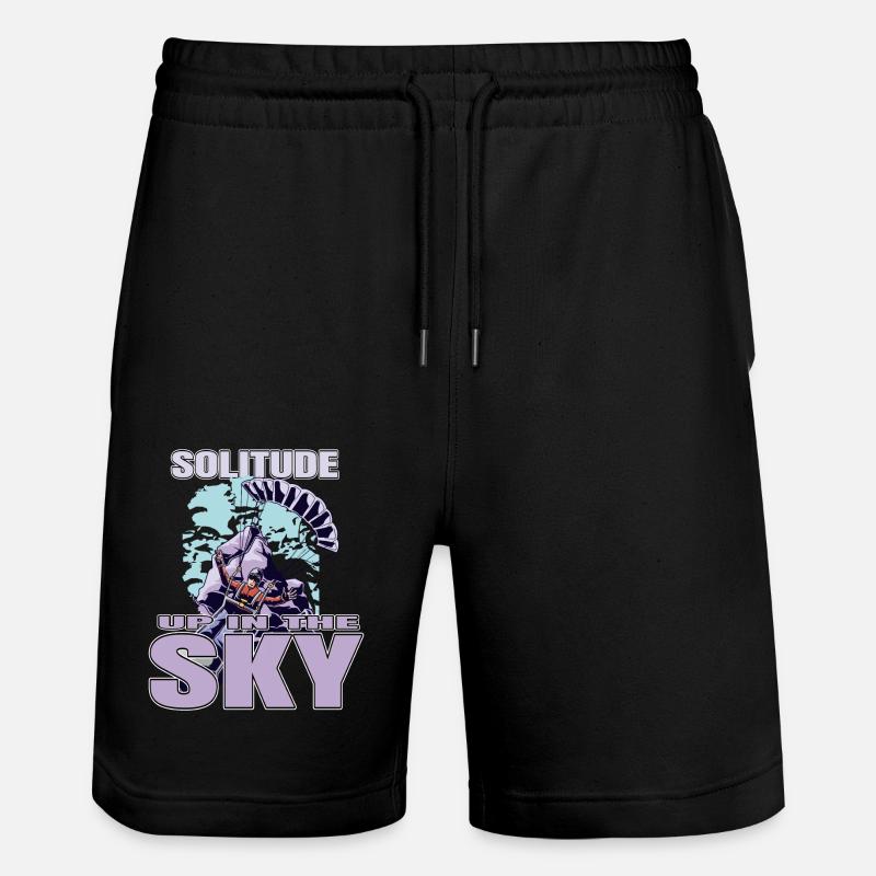 Solitude dans le ciel – Parapente - Short de jogging bio TRAINER Stanley/Stella unisexe - noir