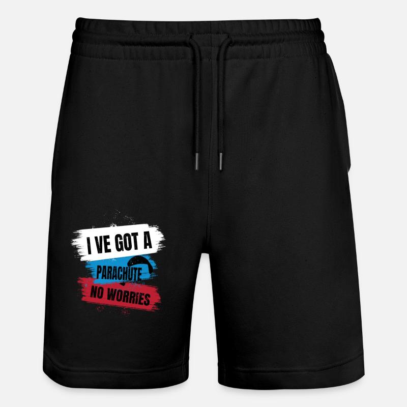 Solitude dans le ciel – Parapente - Short de jogging bio TRAINER Stanley/Stella unisexe - noir