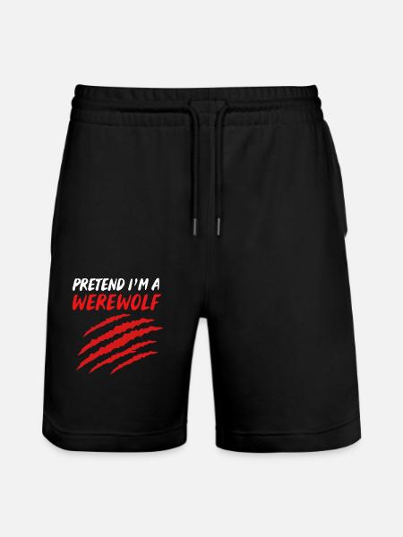 Loup-garou - Short de jogging bio TRAINER Stanley/Stella unisexe - noir