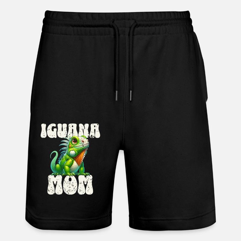 Maman iguane - Short de jogging bio TRAINER Stanley/Stella unisexe - noir