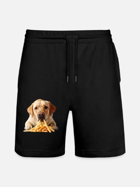 Labrador Retriever - Stanley/Stella Trainer Unisex Organic Jogging Shorts - black