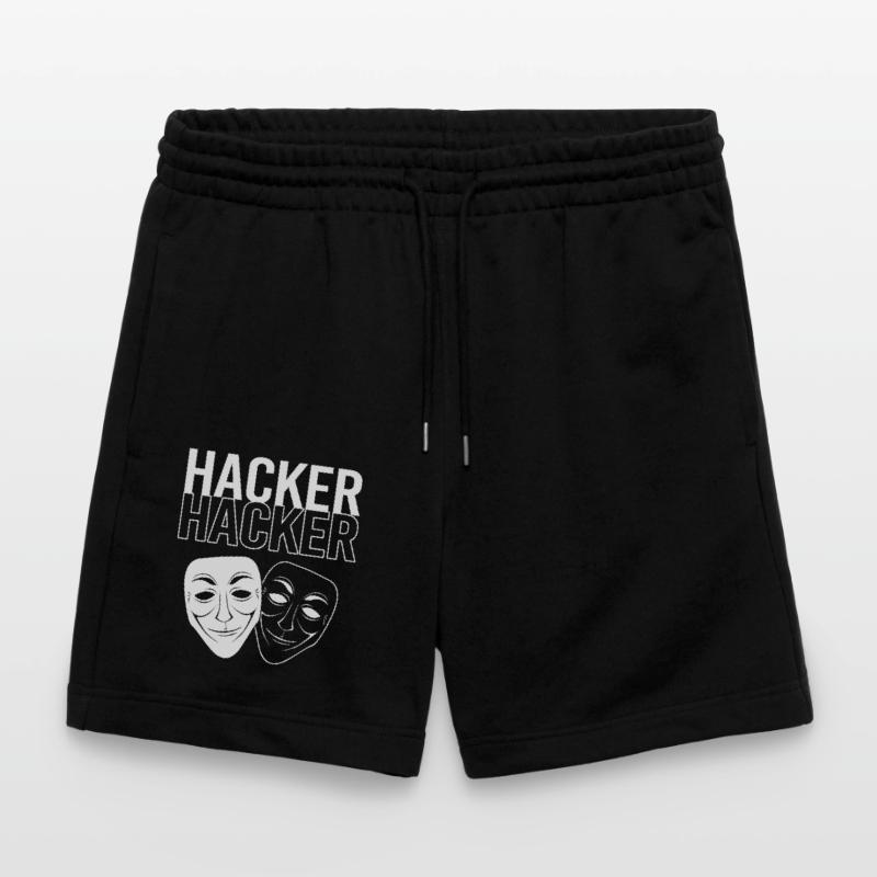 Cybersecurity Cyber Programmer Hacker Stanley/Stella Trainer Unisex Organic Jogging Shorts