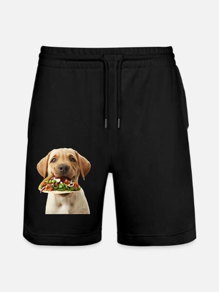 Labrador Retriever - Stanley/Stella Trainer Unisex Organic Jogging Shorts - black