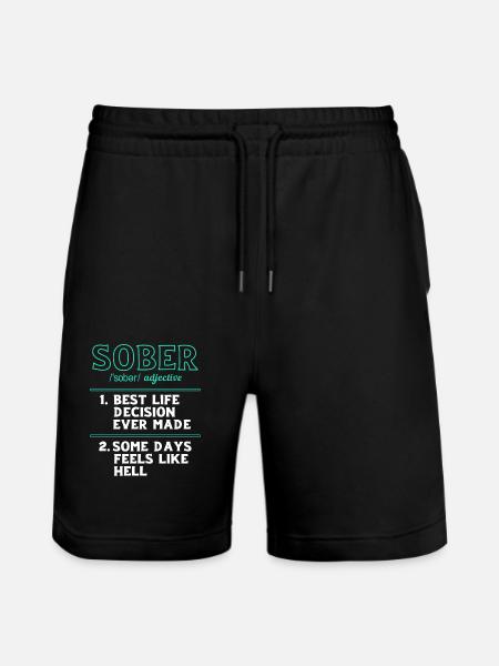 Toxicomane - Short de jogging bio TRAINER Stanley/Stella unisexe - noir