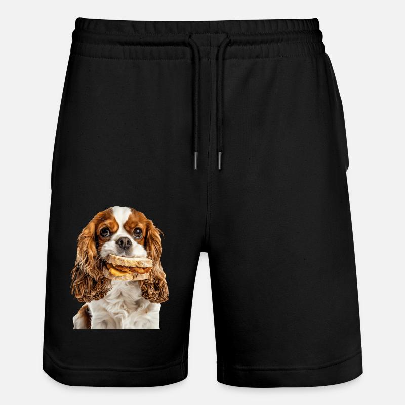 Cavalier King Spaniel - Short de jogging bio TRAINER Stanley/Stella unisexe - noir