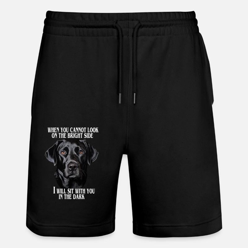 Citation du labrador noir - Short de jogging bio TRAINER Stanley/Stella unisexe - noir