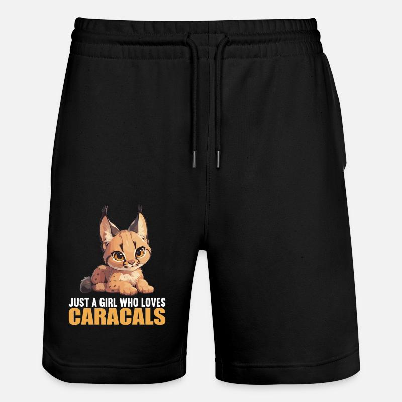 Caracal Karakale Karakal - Short de jogging bio TRAINER Stanley/Stella unisexe - noir