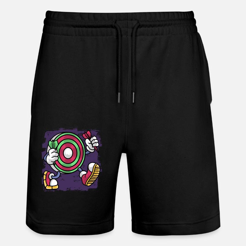 Dartist Darted Dartboard Holding Dart - Short de jogging bio TRAINER Stanley/Stella unisexe - noir
