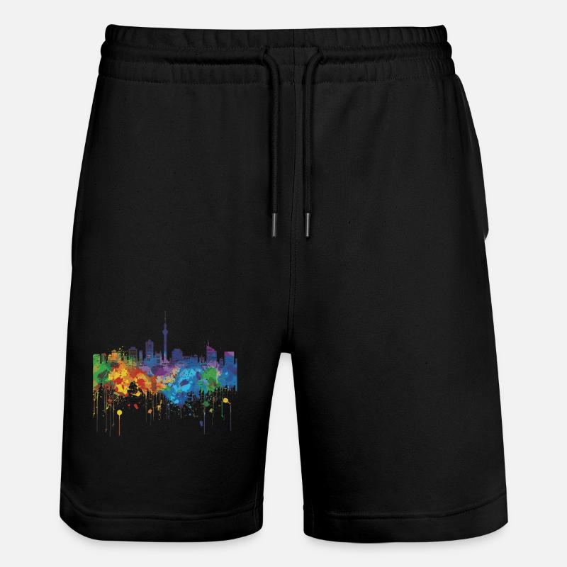Naha - Stanley/Stella Unisex Bio Joggingshorts Trainer  - Schwarz