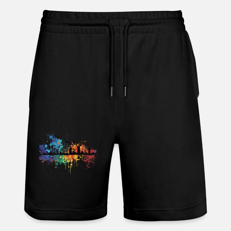Niihama - Short de jogging bio TRAINER Stanley/Stella unisexe - noir