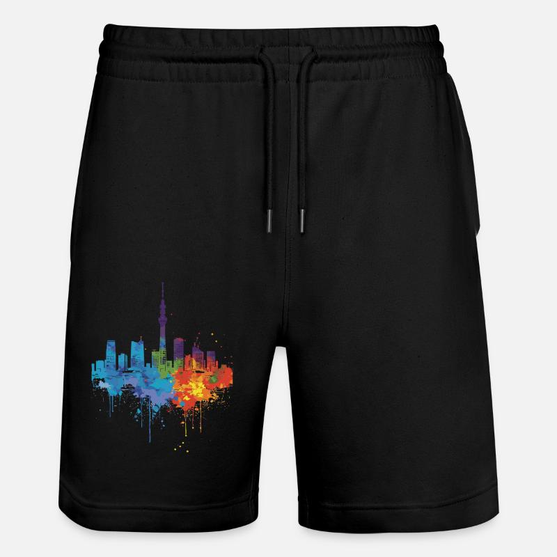 Ōsaki - Short de jogging bio TRAINER Stanley/Stella unisexe - noir