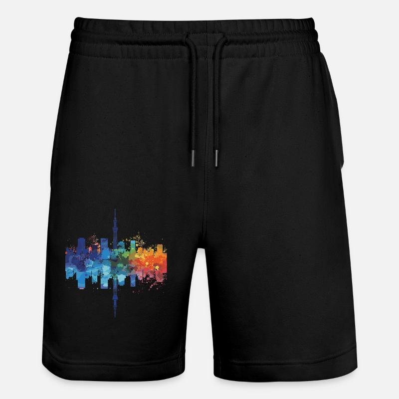 Sakai - Short de jogging bio TRAINER Stanley/Stella unisexe - noir