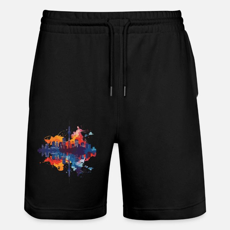 Seto - Short de jogging bio TRAINER Stanley/Stella unisexe - noir