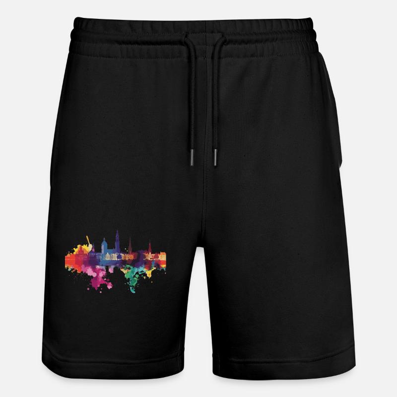Roermond - Short de jogging bio TRAINER Stanley/Stella unisexe - noir