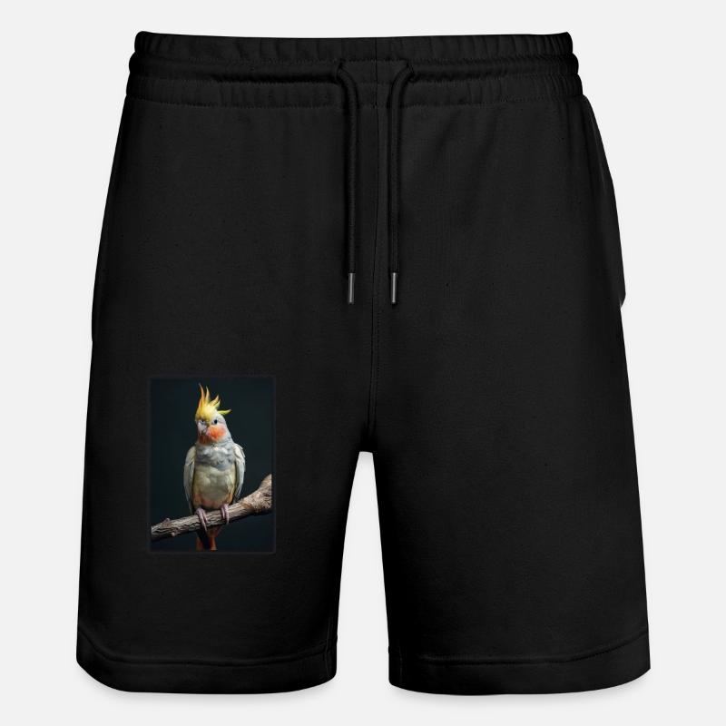 Cockatiel Nymphensittiche Nymphensittich - Short de jogging bio TRAINER Stanley/Stella unisexe - noir