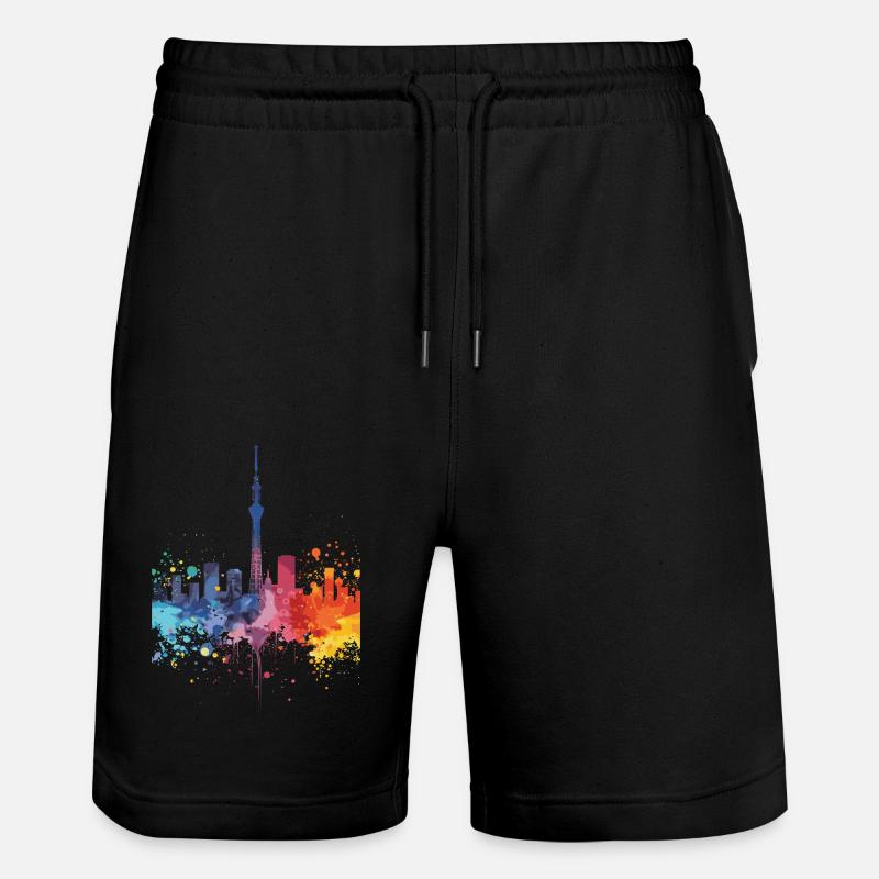 Toyonaka - Short de jogging bio TRAINER Stanley/Stella unisexe - noir
