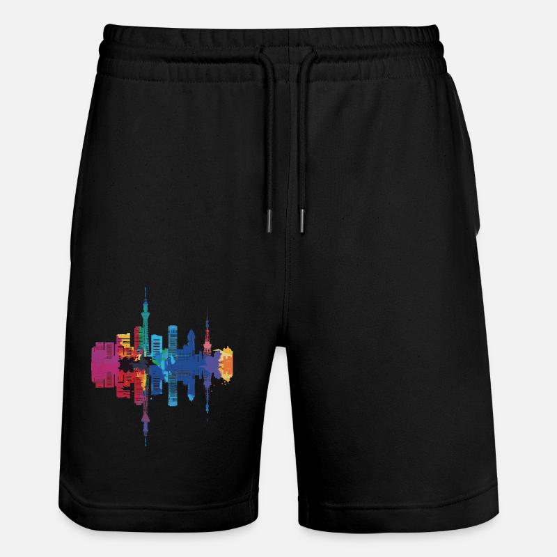 Utsunomiya - Stanley/Stella Trainer Unisex Organic Jogging Shorts - black