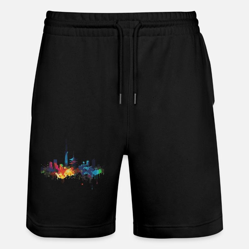 Yatsushiro - Short de jogging bio TRAINER Stanley/Stella unisexe - noir