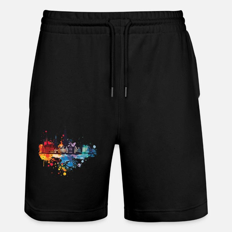 Vlaardingen - Short de jogging bio TRAINER Stanley/Stella unisexe - noir