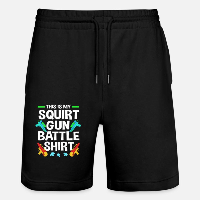 Pistolet à eau - Short de jogging bio TRAINER Stanley/Stella unisexe - noir