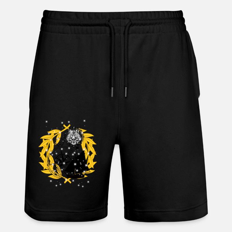 Boussole maritime voilier maritime - Short de jogging bio TRAINER Stanley/Stella unisexe - noir