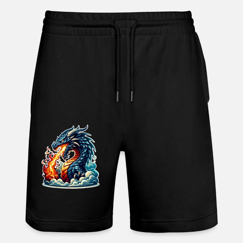 Dragon - Short de jogging bio TRAINER Stanley/Stella unisexe - noir
