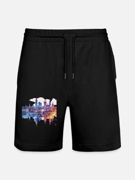 Kalisz - Stanley/Stella Unisex Bio Joggingshorts Trainer  - Schwarz