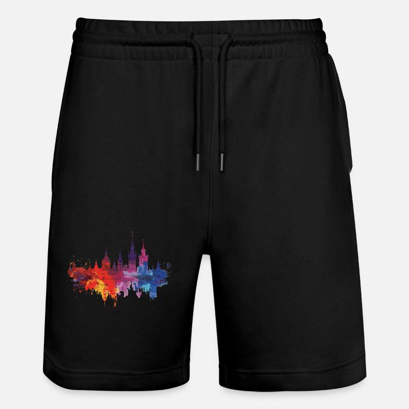 Suwalki - Stanley/Stella Trainer Unisex Organic Jogging Shorts - black