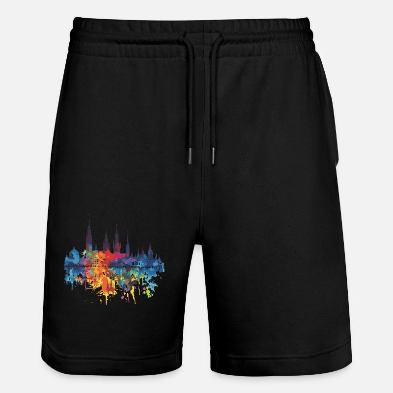 Szczecin - Short de jogging bio TRAINER Stanley/Stella unisexe - noir