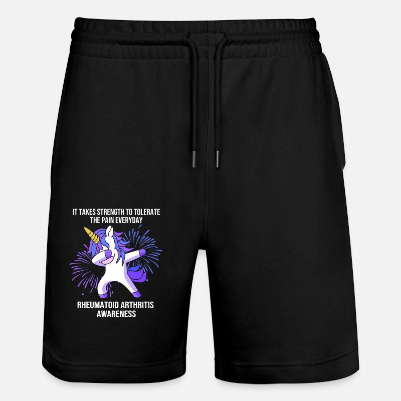 Rhumatismes Arthrite - Short de jogging bio TRAINER Stanley/Stella unisexe - noir