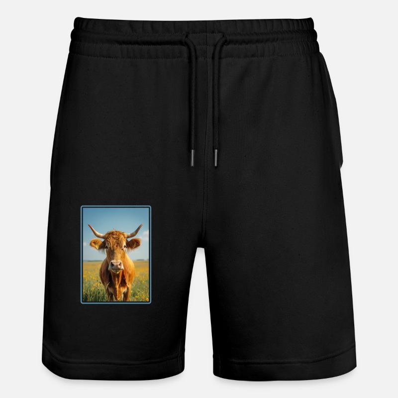 Vaches Vache - Short de jogging bio TRAINER Stanley/Stella unisexe - noir