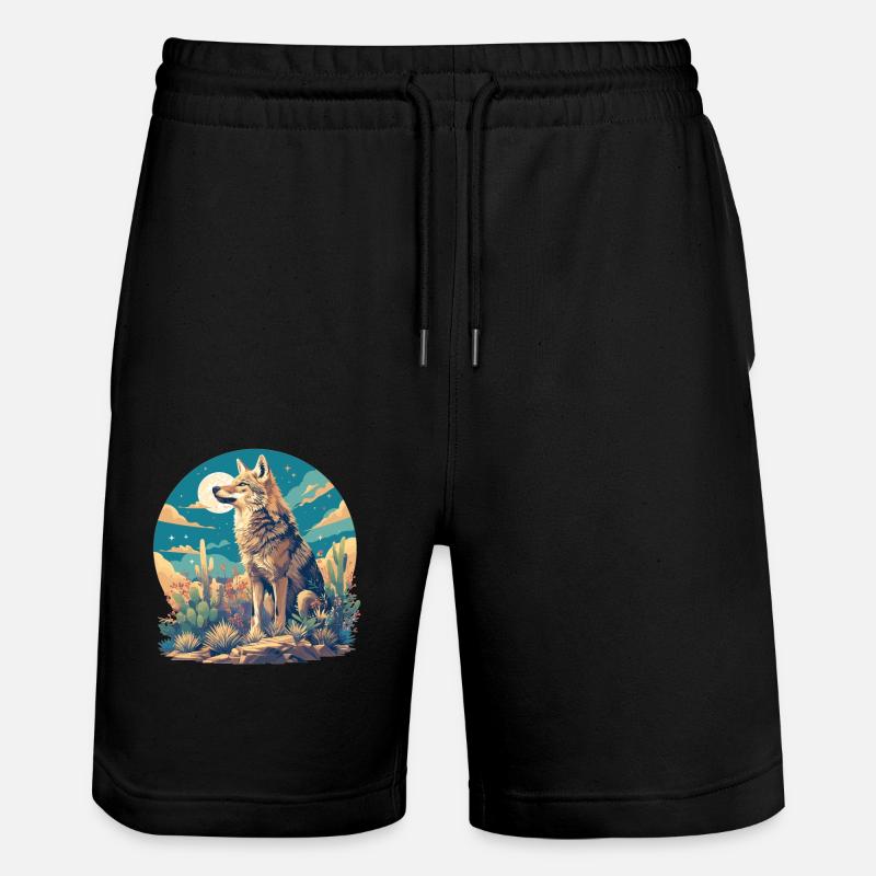 Coyotes Coyote - Short de jogging bio TRAINER Stanley/Stella unisexe - noir