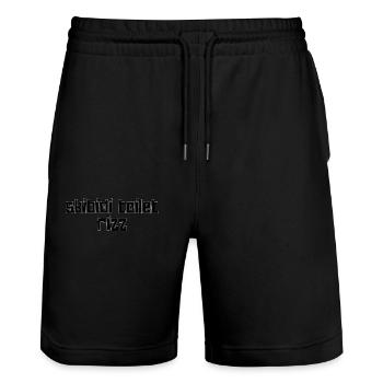 Skibidi Toilet Rizz - Humorvolles Statement für - Stanley/Stella Unisex Bio Joggingshorts Trainer  - Schwarz - Vorne - Nik (191cm) & Marisol (170cm)