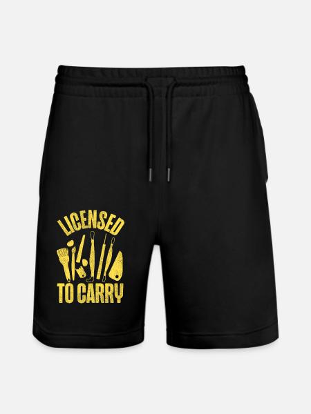 Pottery Ceramics Artist Licensed - Stanley/Stella Trainer Unisex Organic Jogging Shorts - black