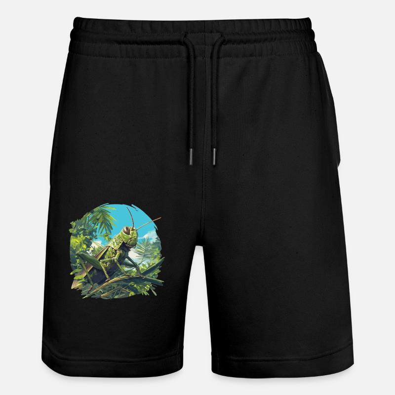 Grilling Grilling - Stanley/Stella Trainer Unisex Organic Jogging Shorts - black