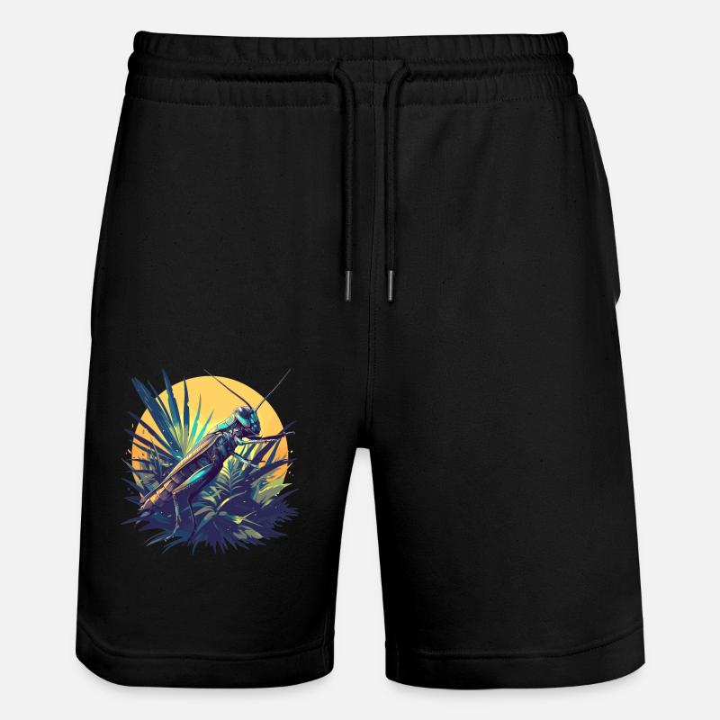 Grilling Grilling - Stanley/Stella Trainer Unisex Organic Jogging Shorts - black