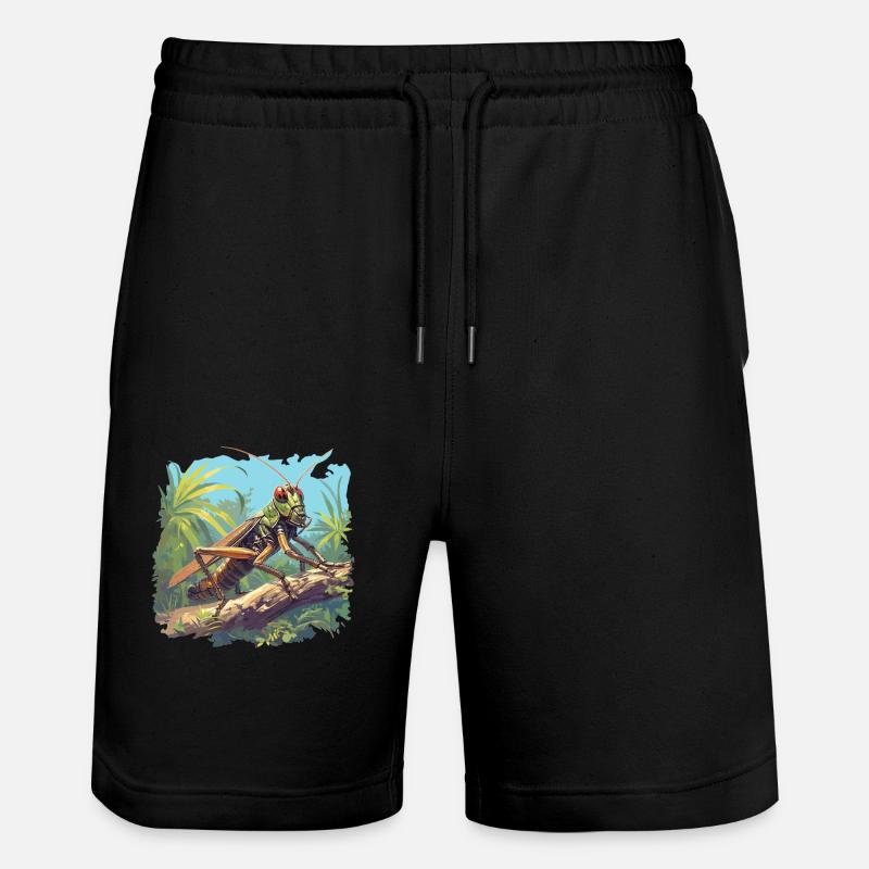 Grilling Grilling - Stanley/Stella Trainer Unisex Organic Jogging Shorts - black