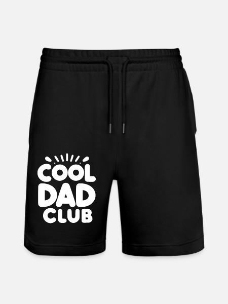 Cool Dad Club - Stanley/Stella Trainer Unisex Organic Jogging Shorts - black