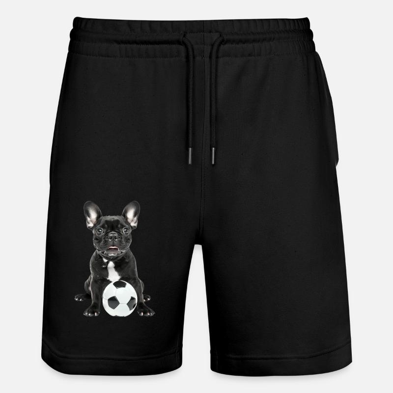Bouledogue français - Short de jogging bio TRAINER Stanley/Stella unisexe - noir
