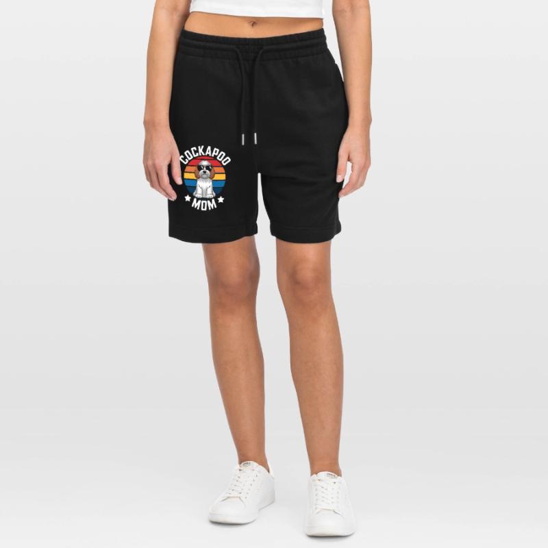 Cockapoo Saying Mom Funny Cockapoo Gift Stanley/Stella Trainer Unisex Organic Jogging Shorts