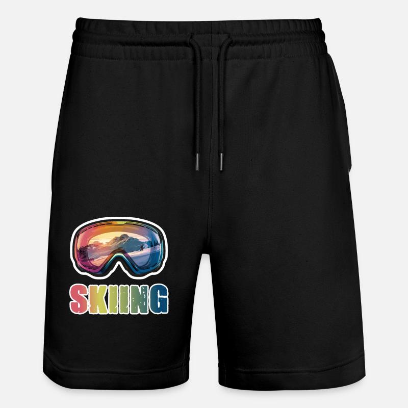 Masque de ski Ski Ski - Short de jogging bio TRAINER Stanley/Stella unisexe - noir