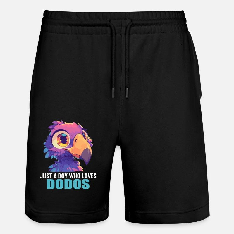 Dodos Dodo - Stanley/Stella Unisex Bio Joggingshorts Trainer  - Schwarz